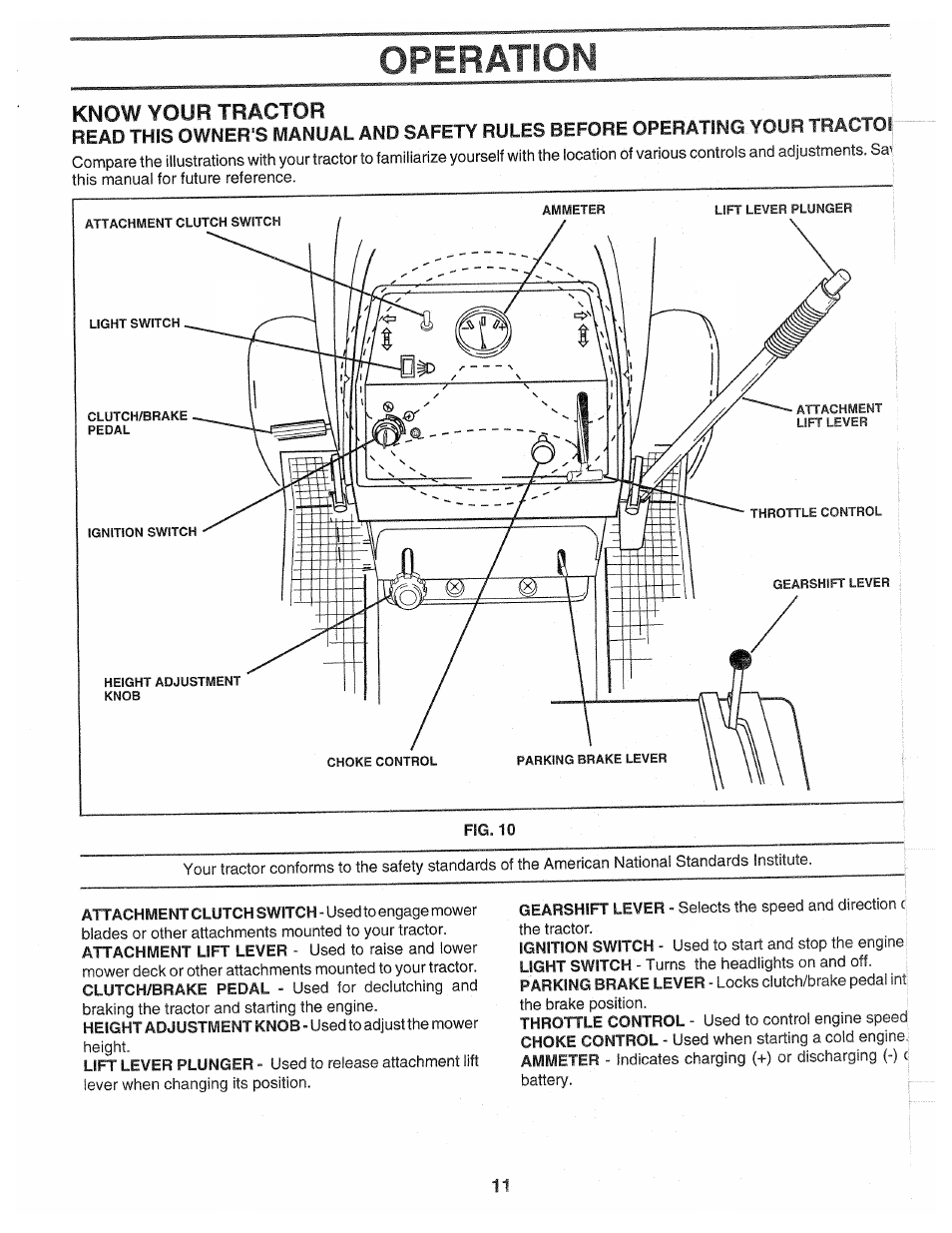 Operation | Poulan 139700 User Manual | Page 11 / 48