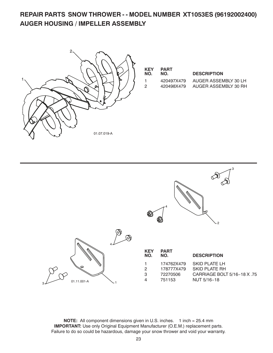 Poulan 422077 User Manual | Page 23 / 40