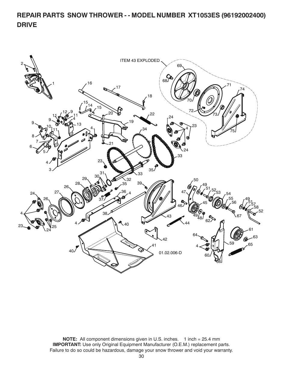 Poulan 422077 User Manual | Page 30 / 40