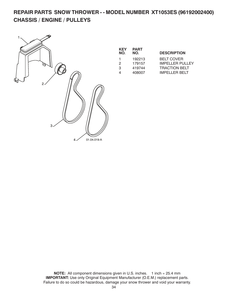 Poulan 422077 User Manual | Page 34 / 40