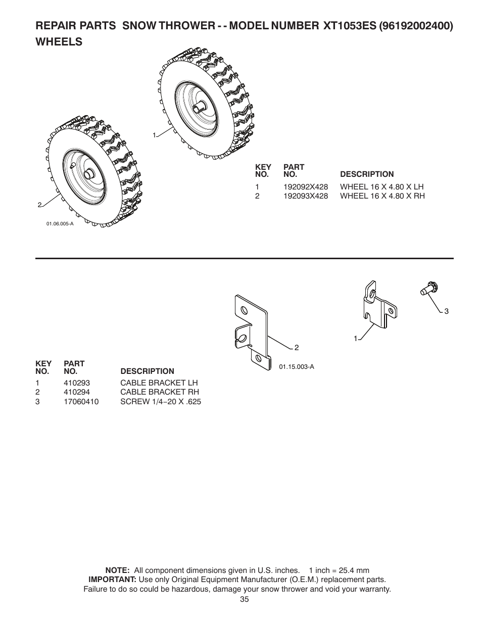 Poulan 422077 User Manual | Page 35 / 40