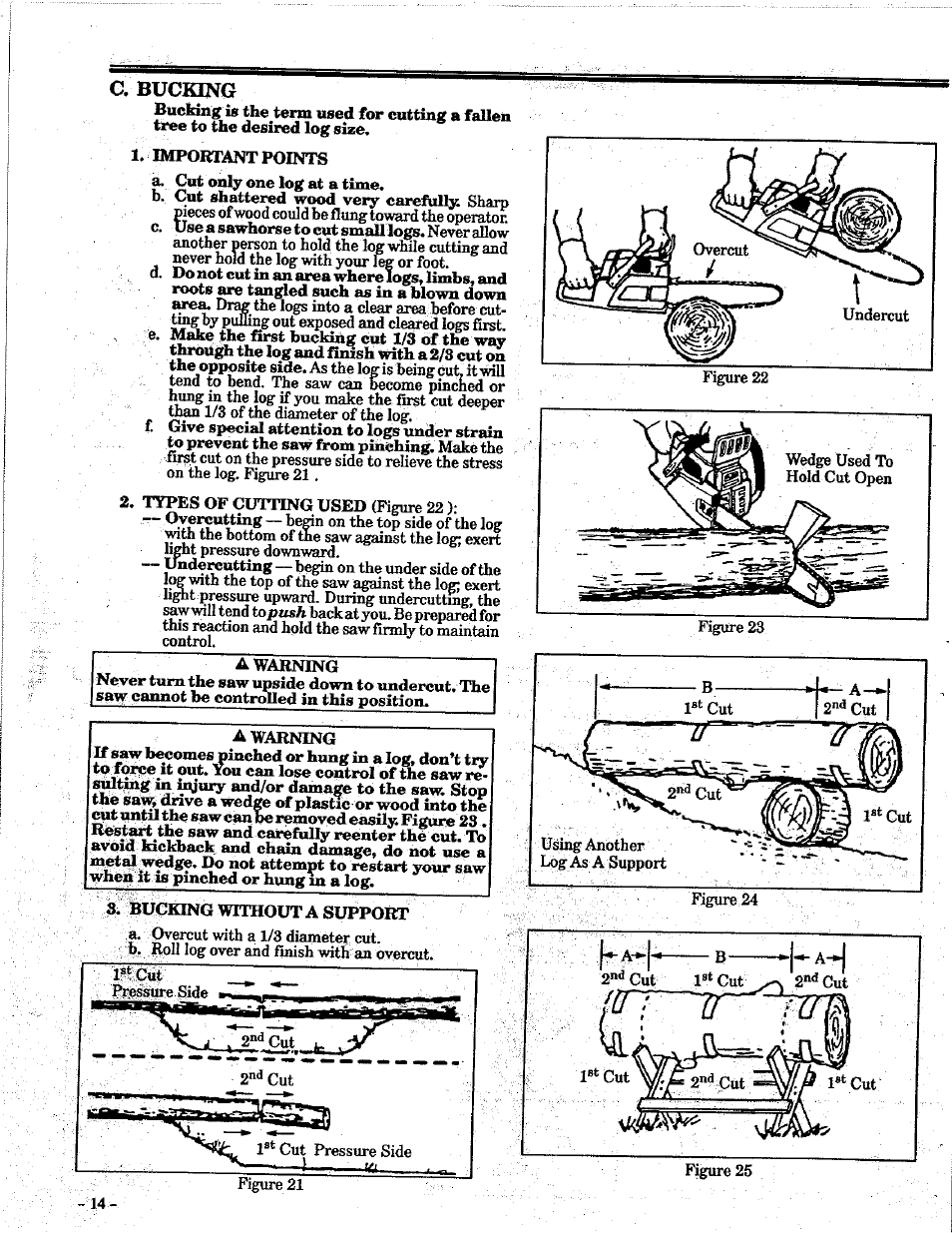 Abuckina | Poulan PRO 305 User Manual | Page 14 / 24