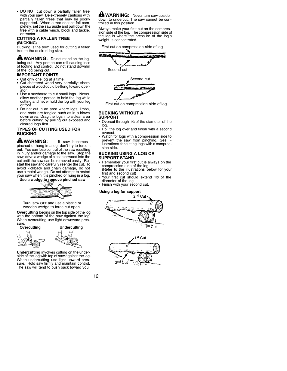 Poulan 2001-07 User Manual | Page 12 / 17