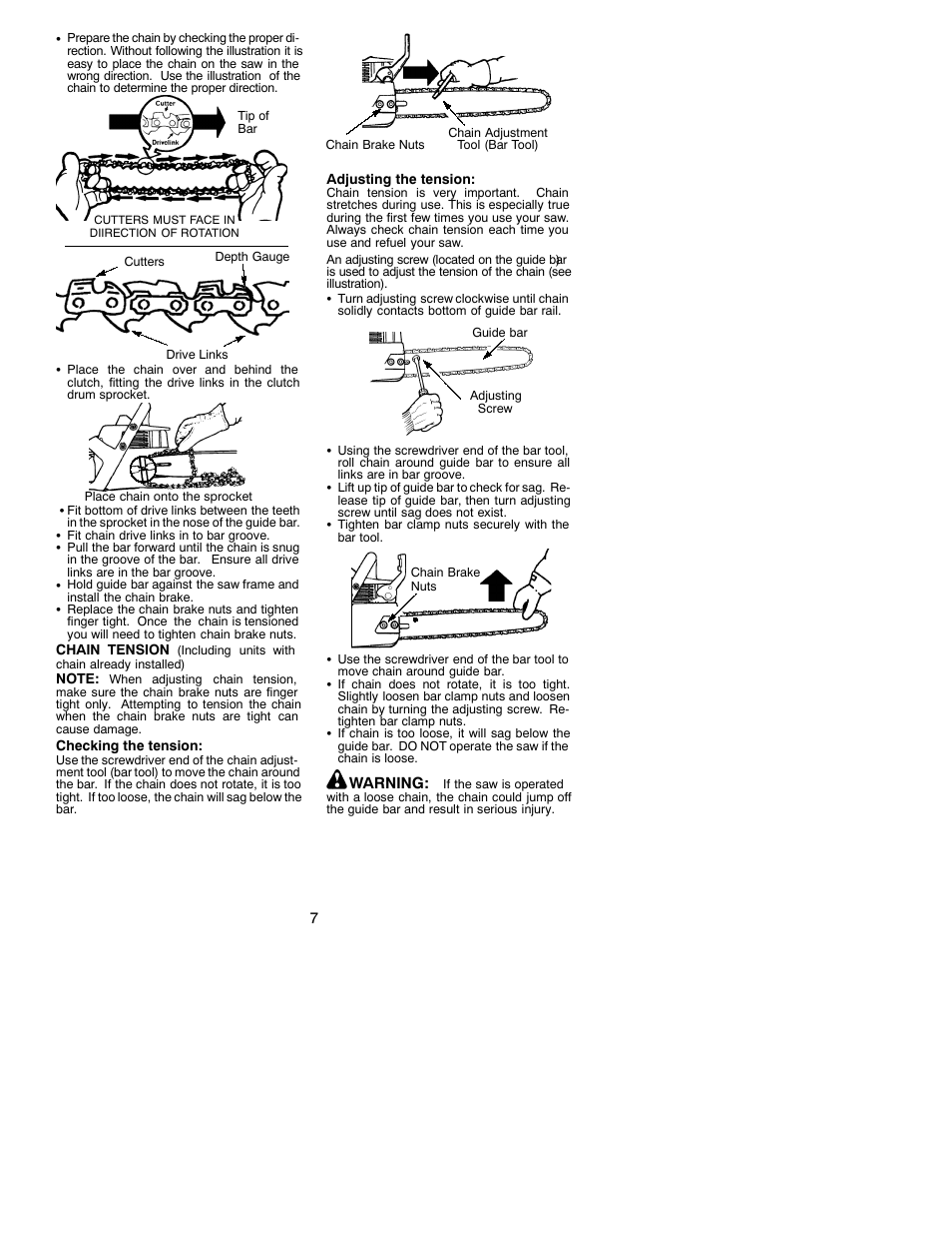 Poulan 2001-07 User Manual | Page 7 / 17