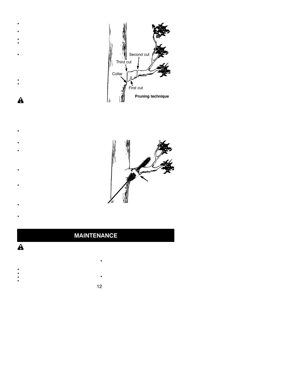 Maintenance | Poulan 530163323 User Manual | Page 12 / 18