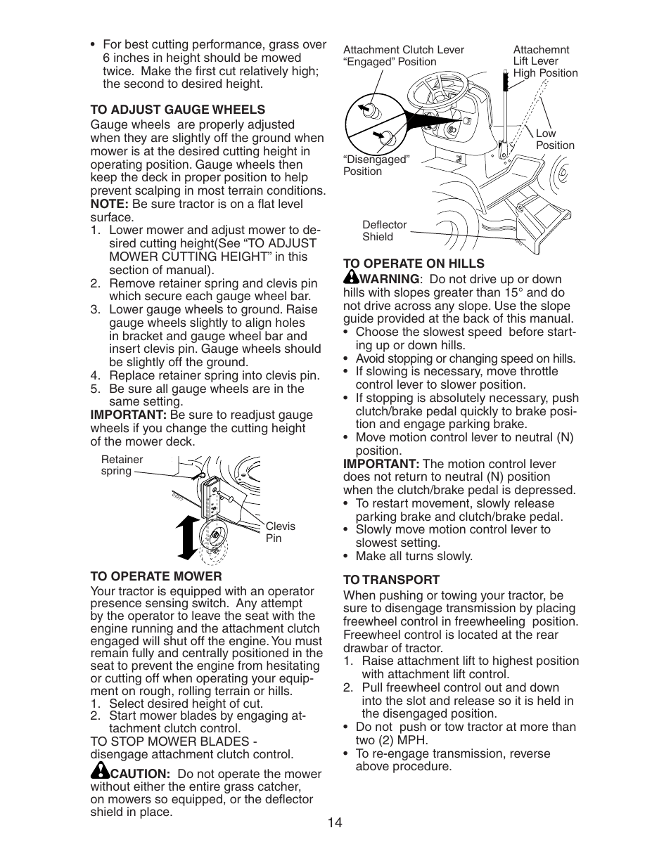 Poulan 191641 User Manual | Page 14 / 29