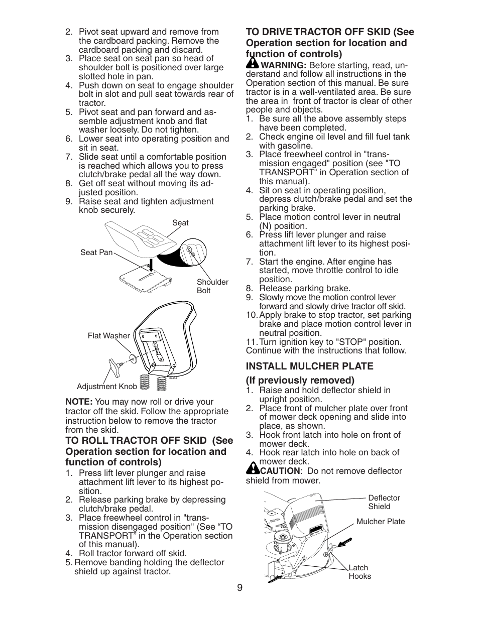 Poulan 191641 User Manual | Page 9 / 29
