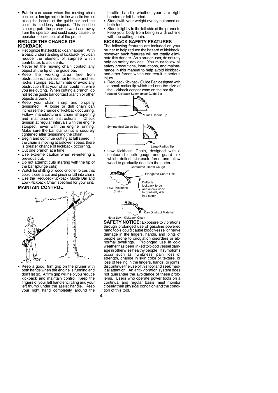 Poulan 530163735 User Manual | Page 4 / 18