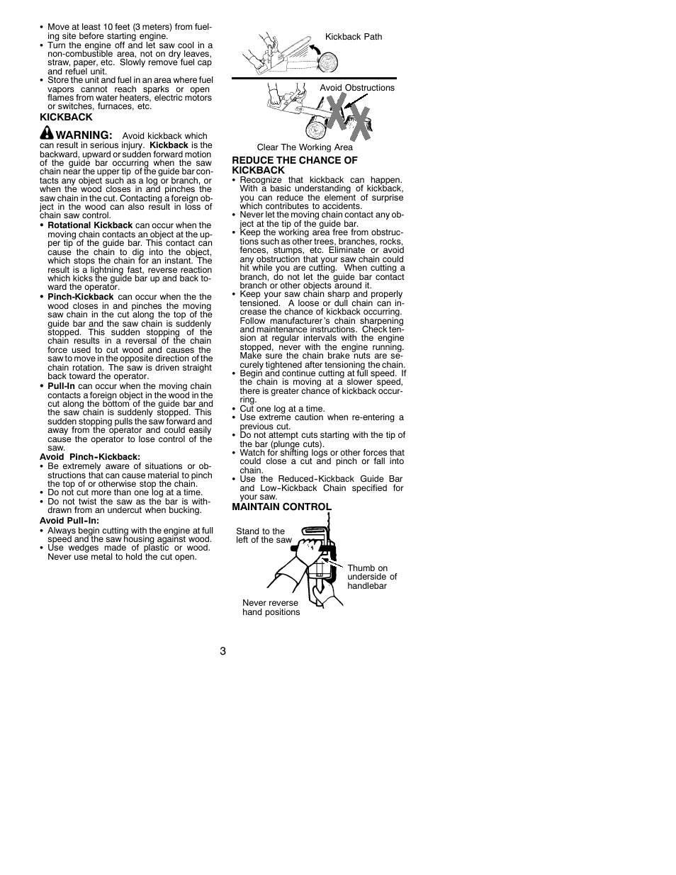 Poulan 1950 User Manual | Page 3 / 16