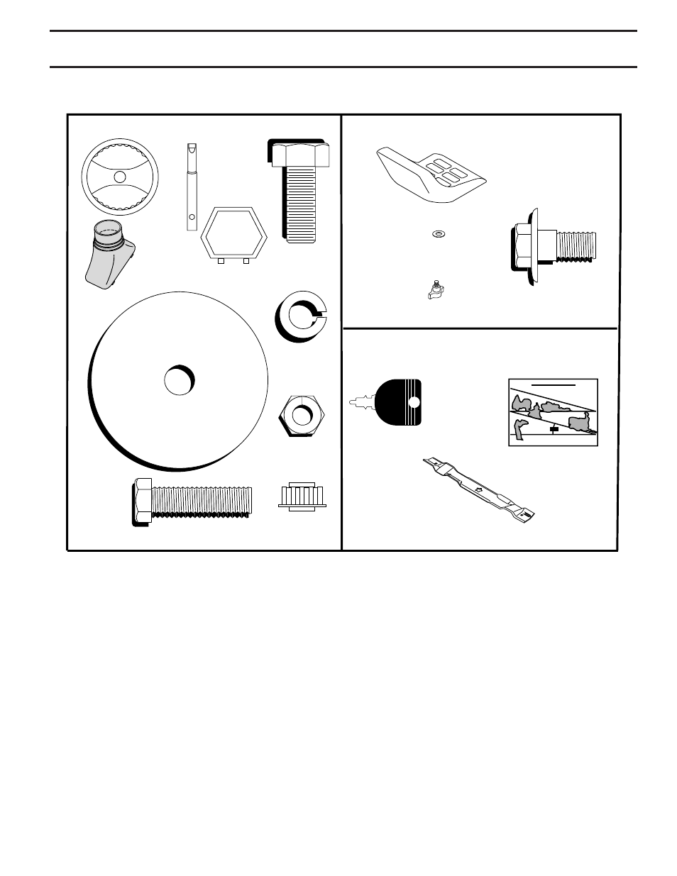 Contents of hardware pack | Poulan 173282 User Manual | Page 5 / 48