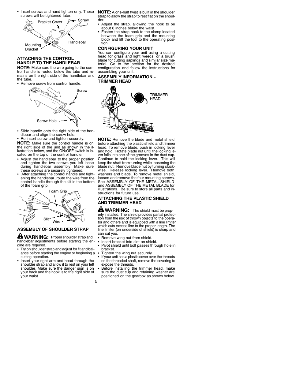 Poulan 530088777 User Manual | Page 5 / 12