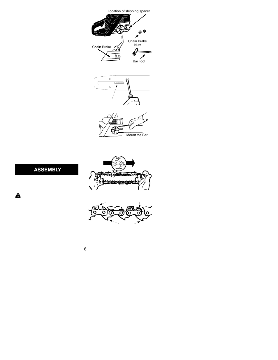 Assembly | Poulan 530164806 User Manual | Page 6 / 18