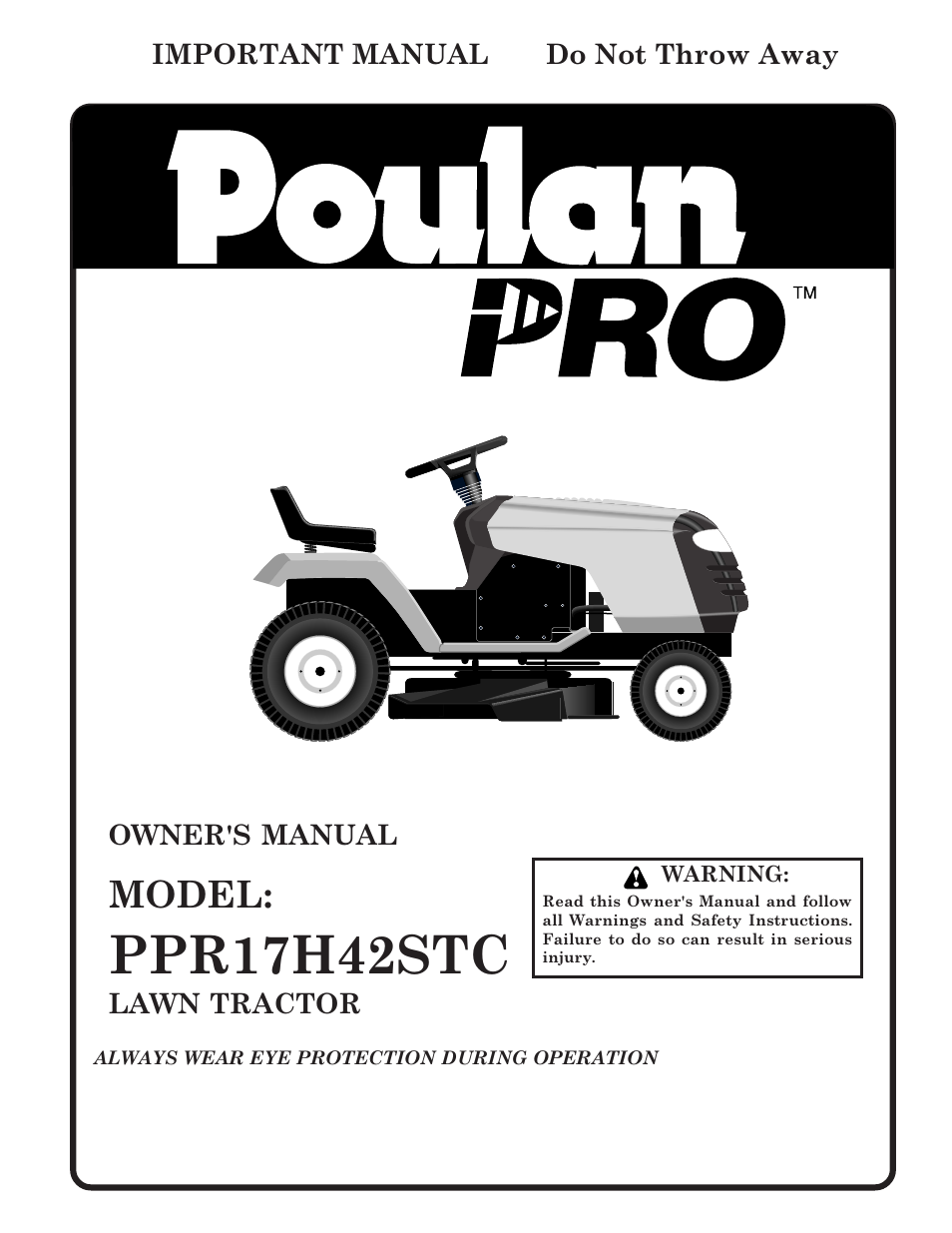 Poulan 173284 User Manual | 48 pages
