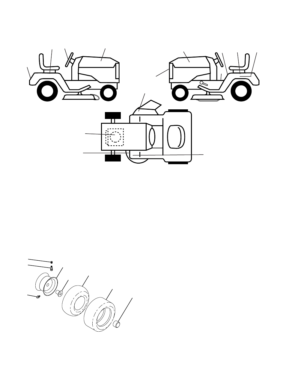 Repair parts, Tractor - - model number ppr17h42stc | Poulan 173284 User Manual | Page 37 / 48