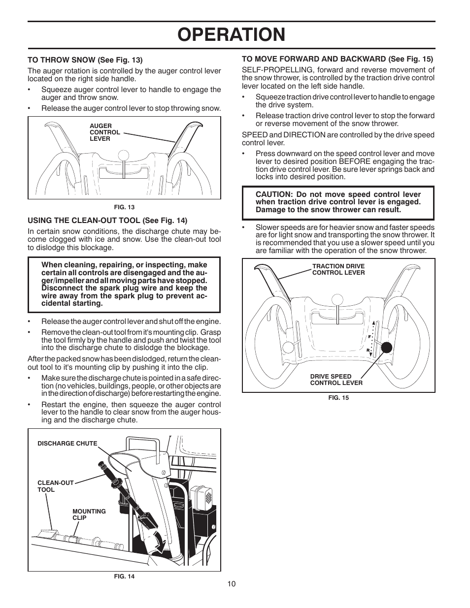 Operation | Poulan XT 96192004500 User Manual | Page 10 / 40