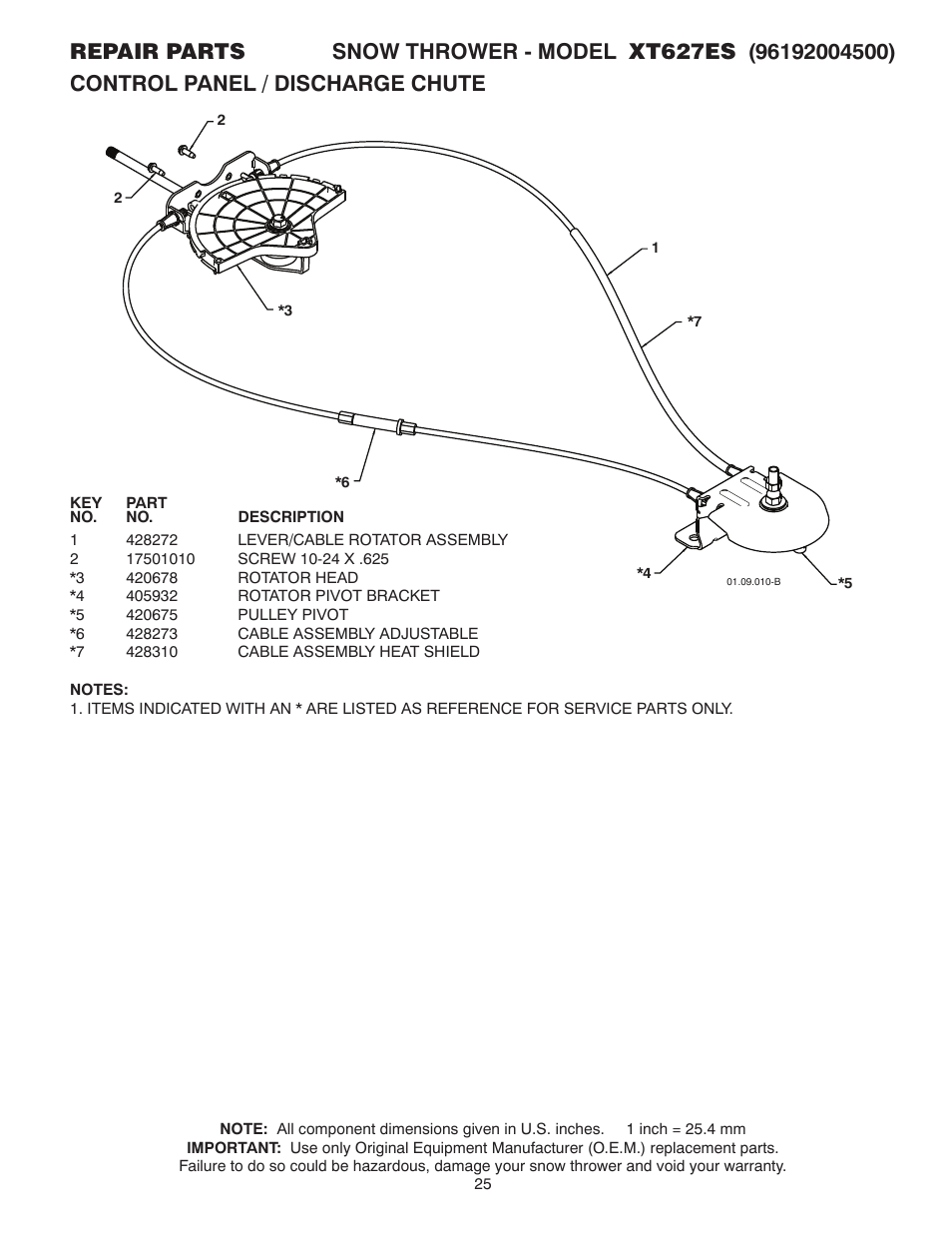 Poulan XT 96192004500 User Manual | Page 25 / 40