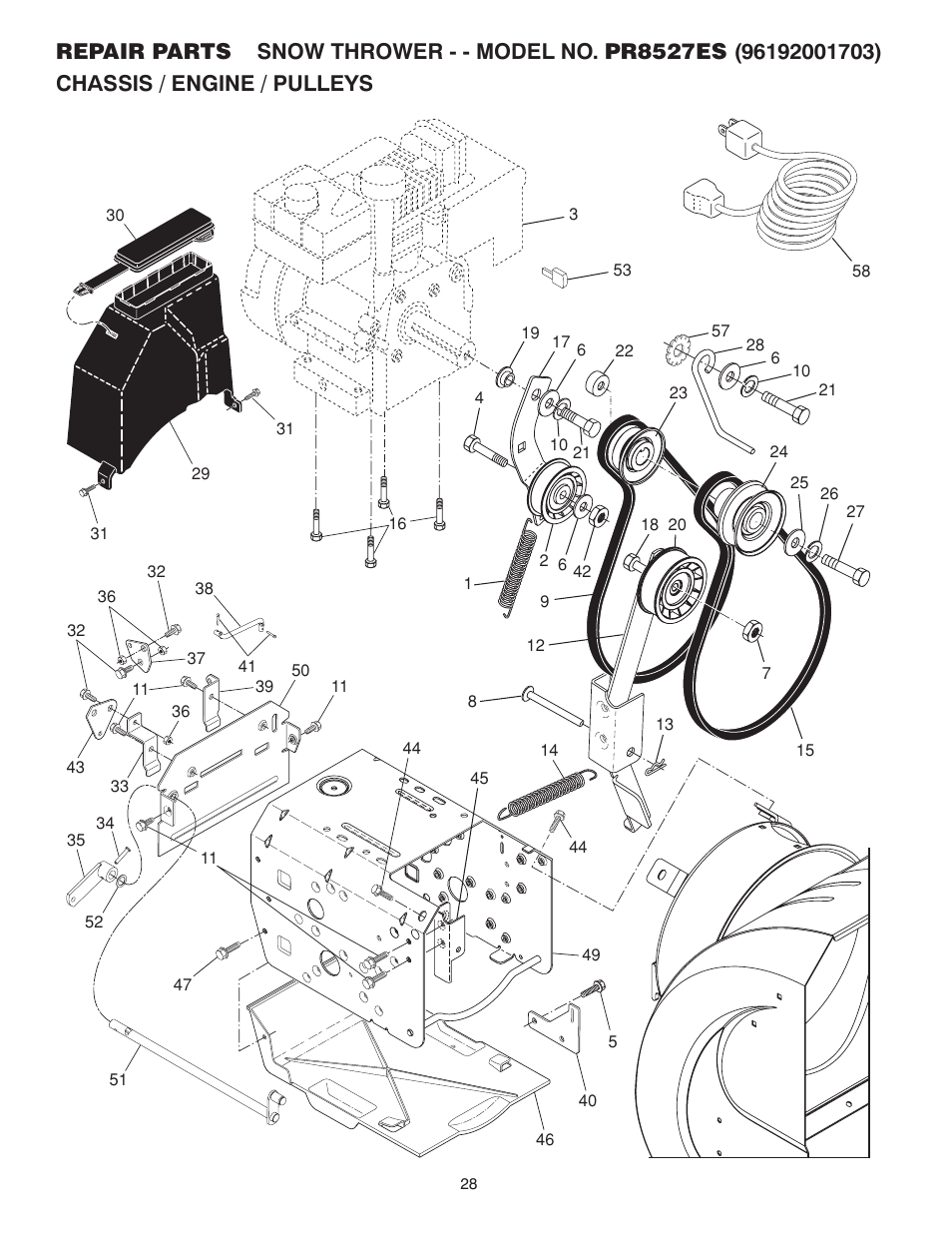 Poulan 419002 User Manual | Page 28 / 32