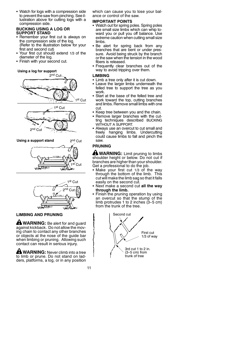 Poulan 966432901 User Manual | Page 11 / 18