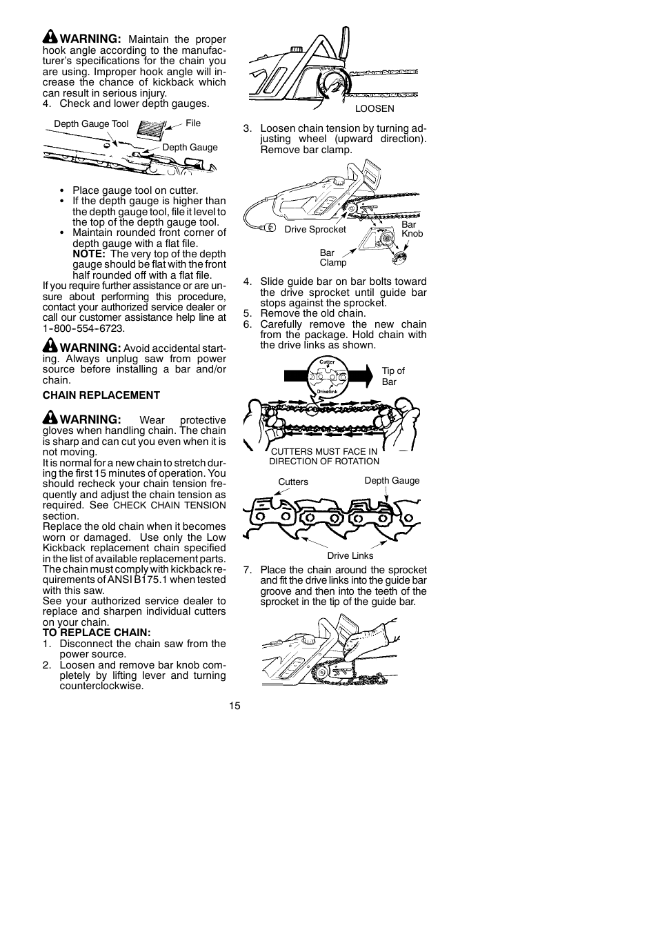 Poulan 966432901 User Manual | Page 15 / 18