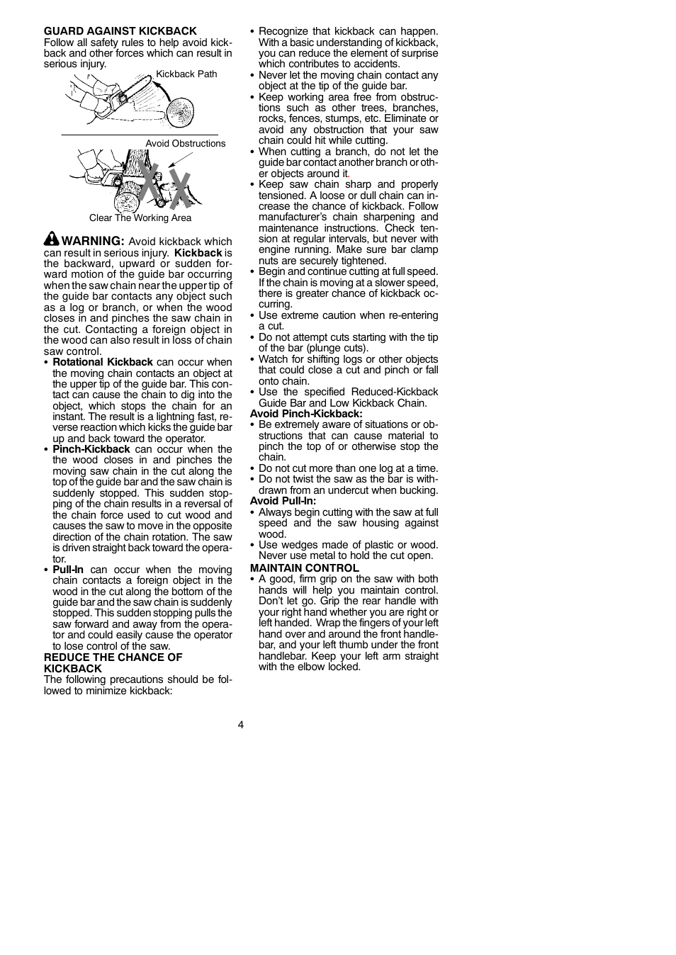 Poulan 966432901 User Manual | Page 4 / 18