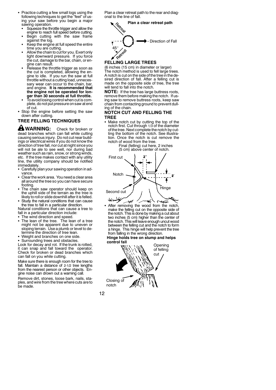 Warning | Poulan Pro SM4218AVX User Manual | Page 12 / 21