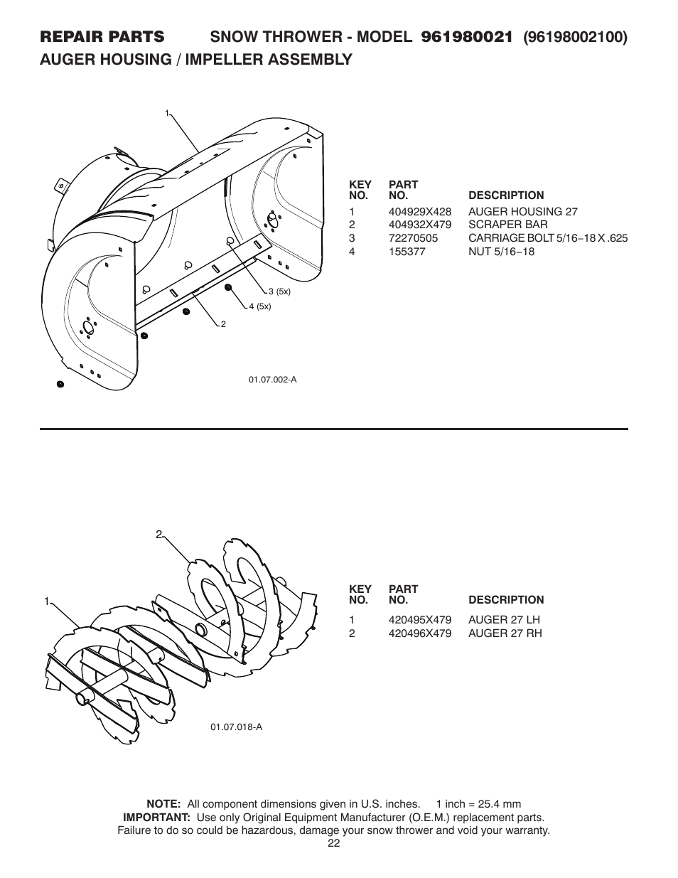 Poulan 420917 User Manual | Page 22 / 40