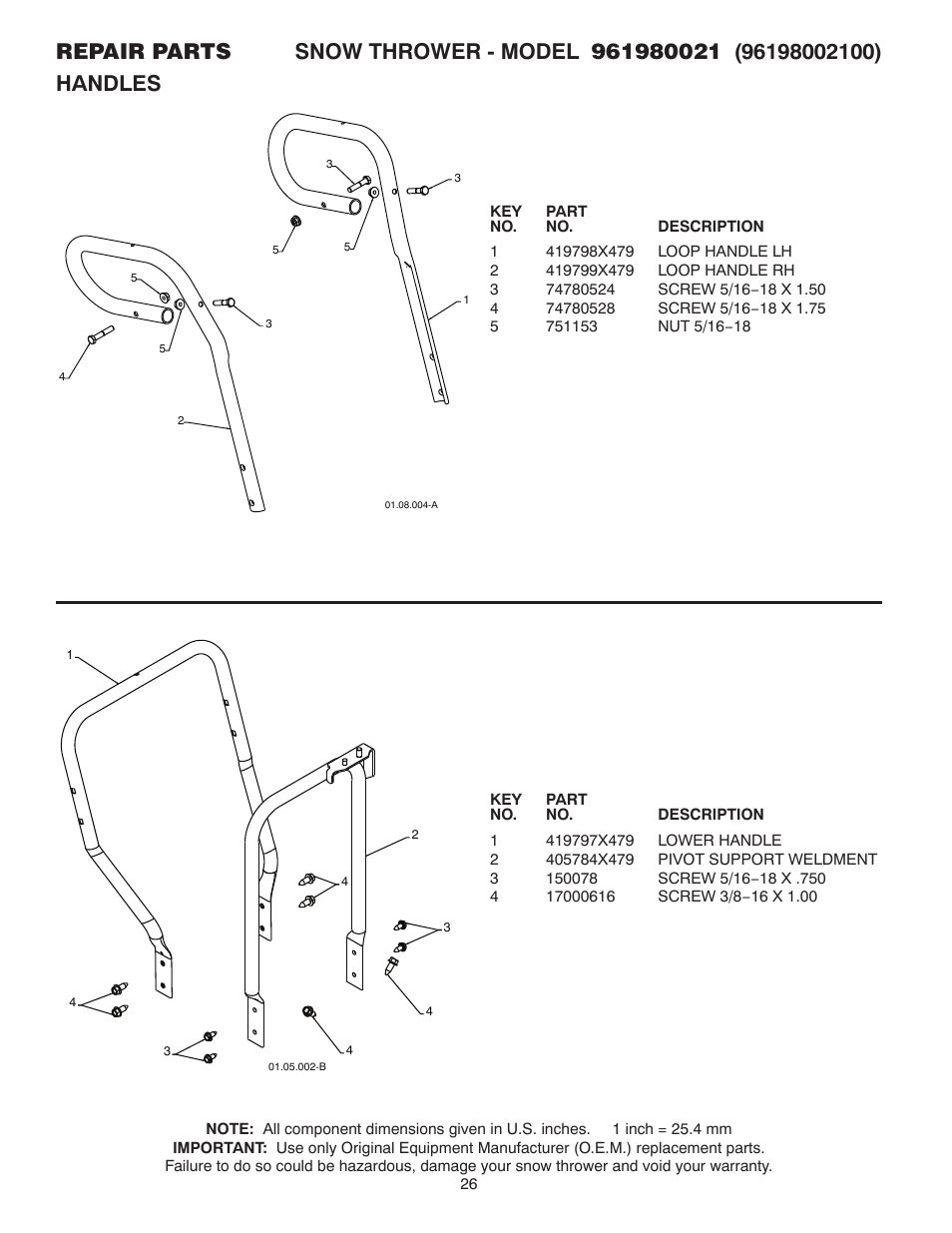 Poulan 420917 User Manual | Page 26 / 40