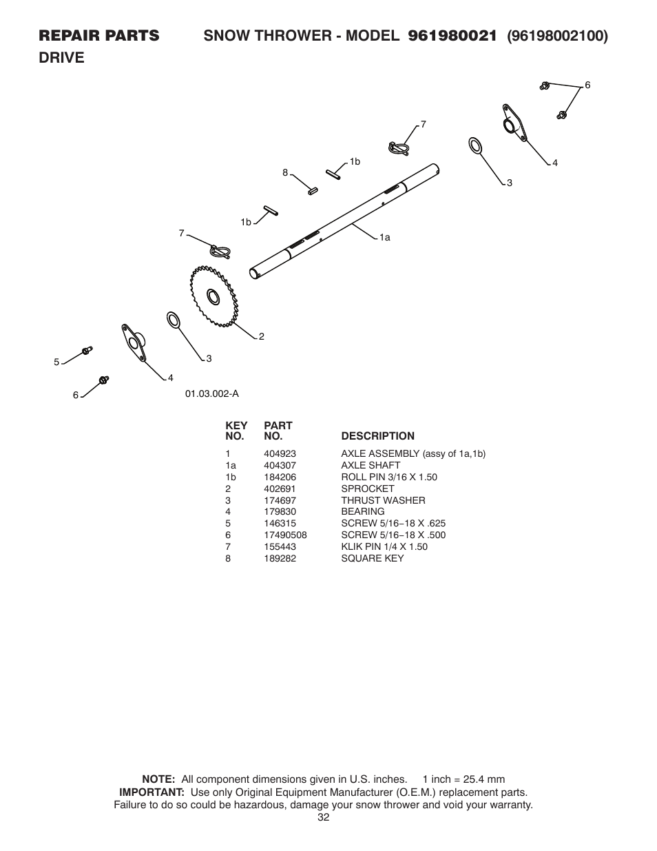 Poulan 420917 User Manual | Page 32 / 40