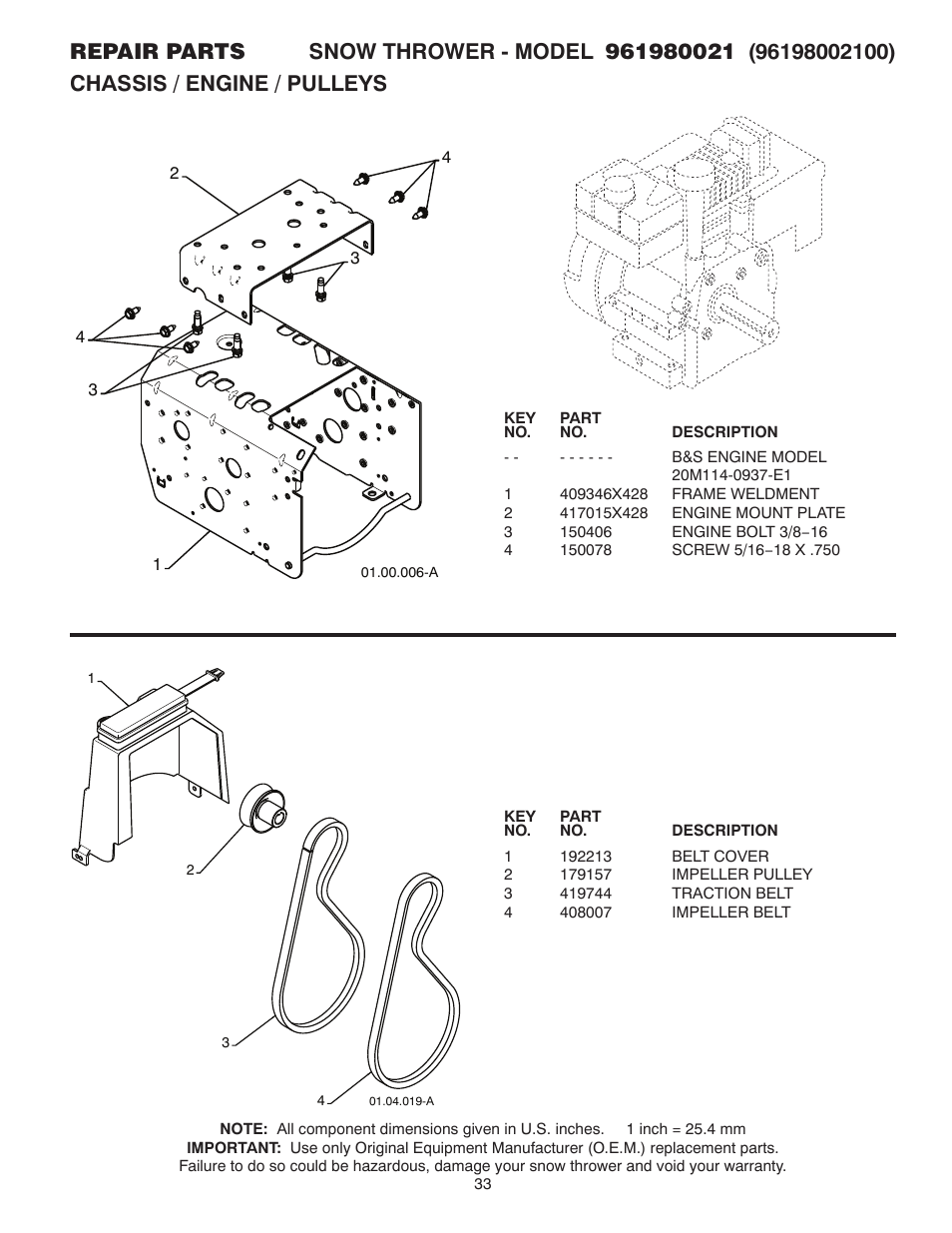 Poulan 420917 User Manual | Page 33 / 40