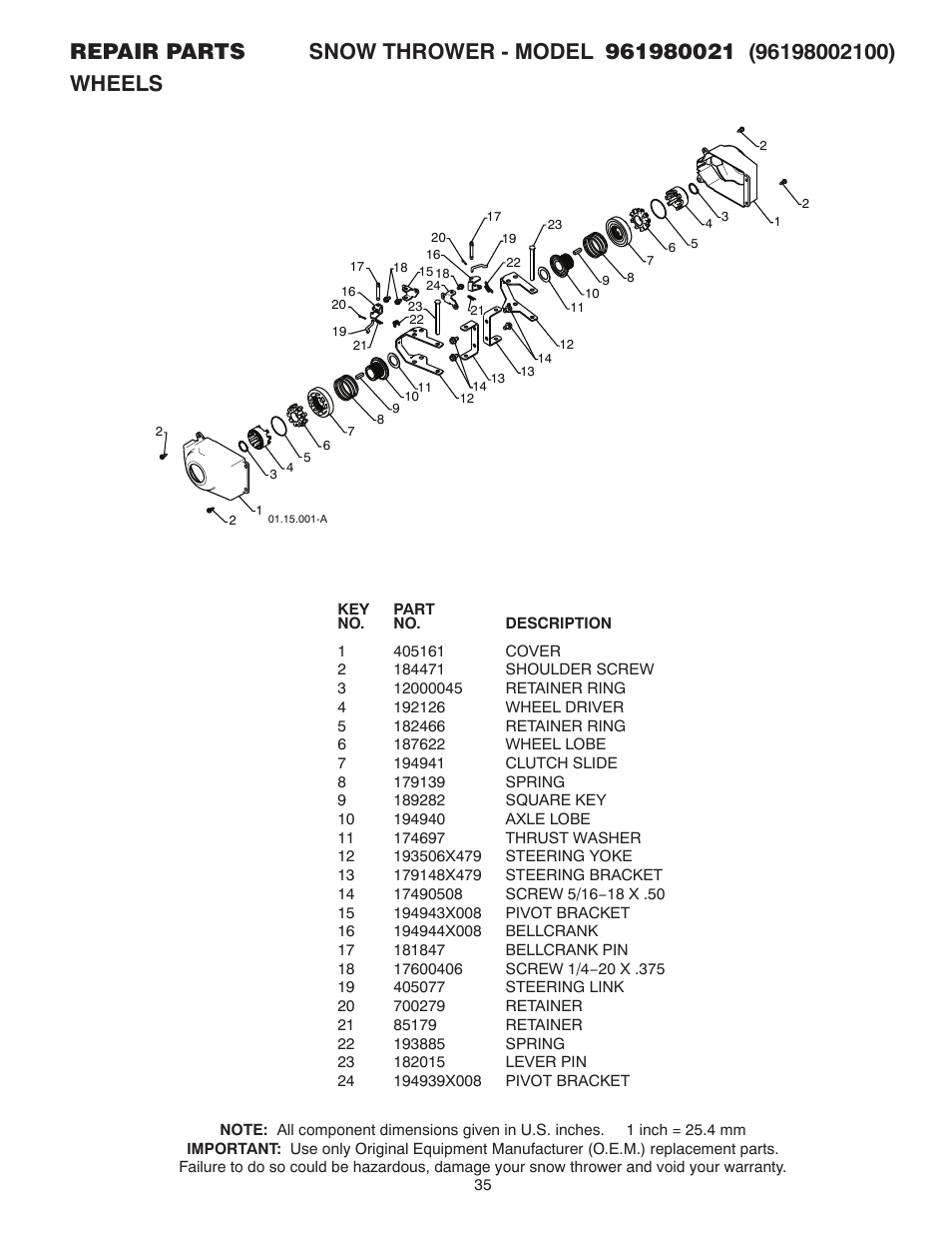 Poulan 420917 User Manual | Page 35 / 40