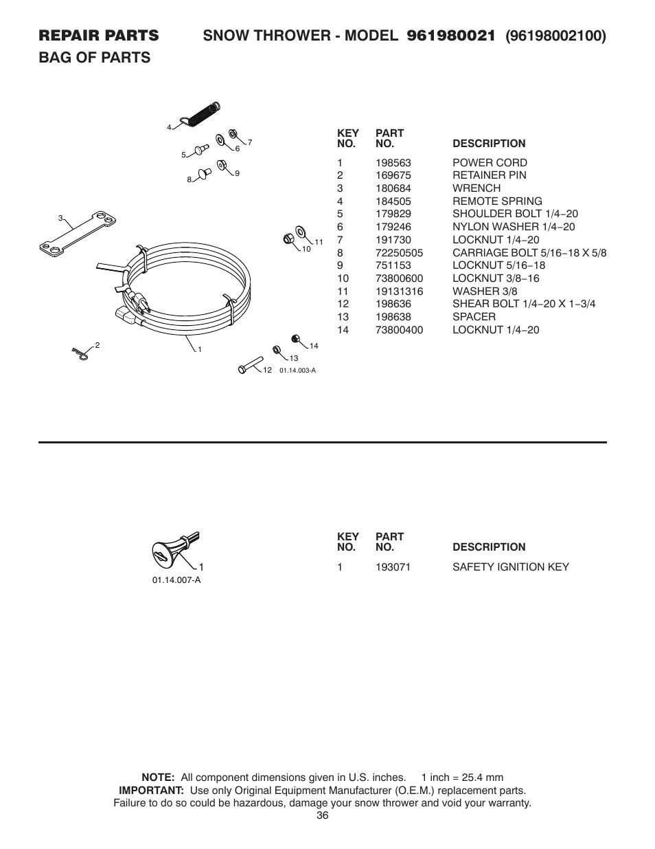 Poulan 420917 User Manual | Page 36 / 40