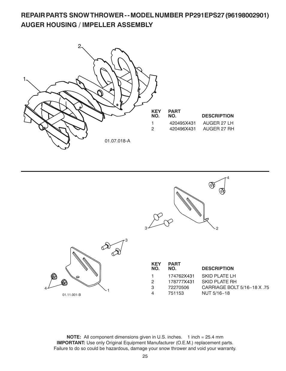Poulan 435548 User Manual | Page 25 / 44