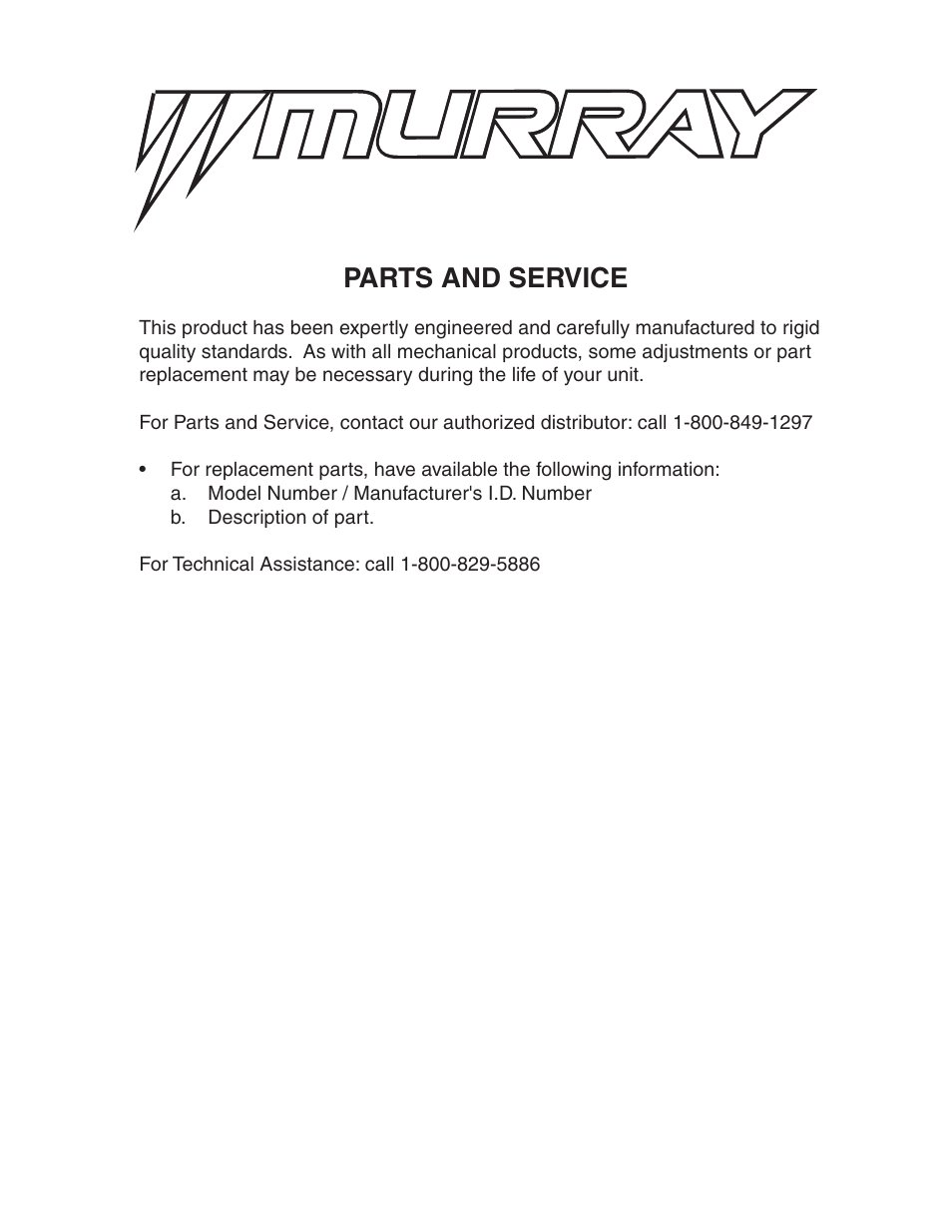 Parts and service | Poulan 2005-04 User Manual | Page 16 / 16