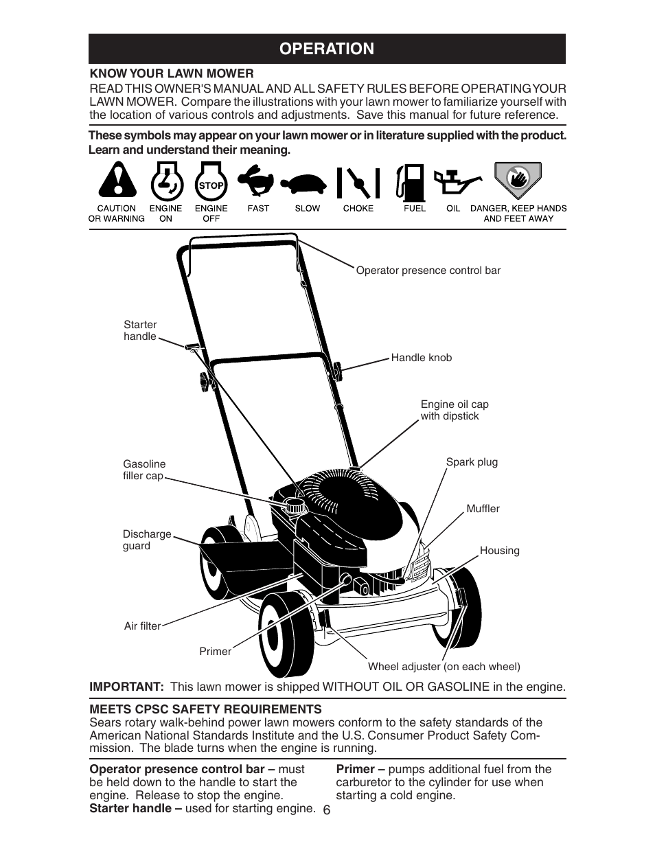 Operation | Poulan 2005-04 User Manual | Page 6 / 16