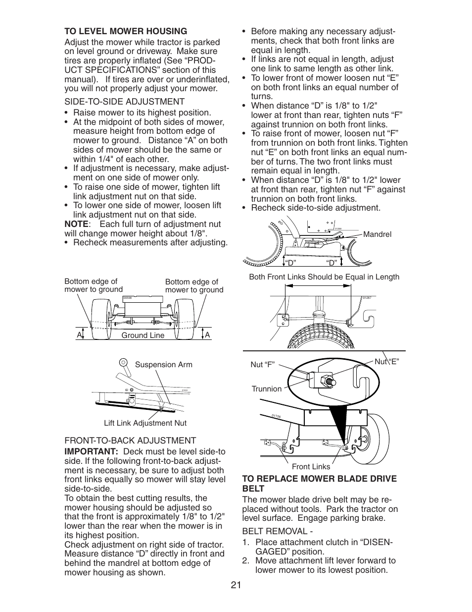 Poulan 271490 User Manual | Page 21 / 31