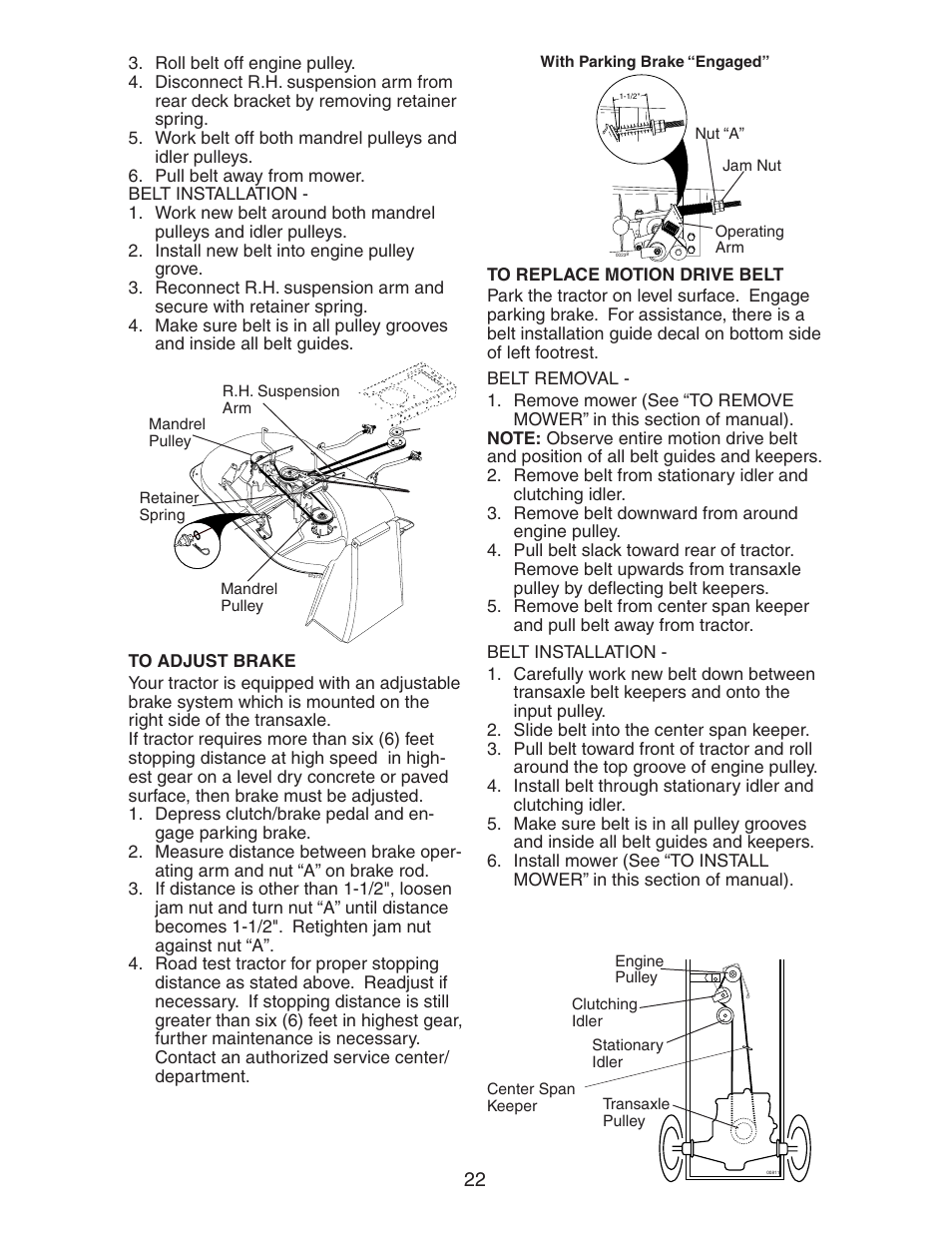 Poulan 271490 User Manual | Page 22 / 31