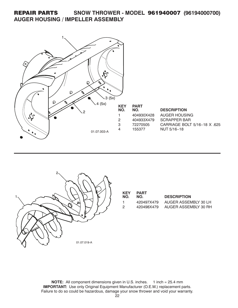 Poulan 421102 User Manual | Page 22 / 40