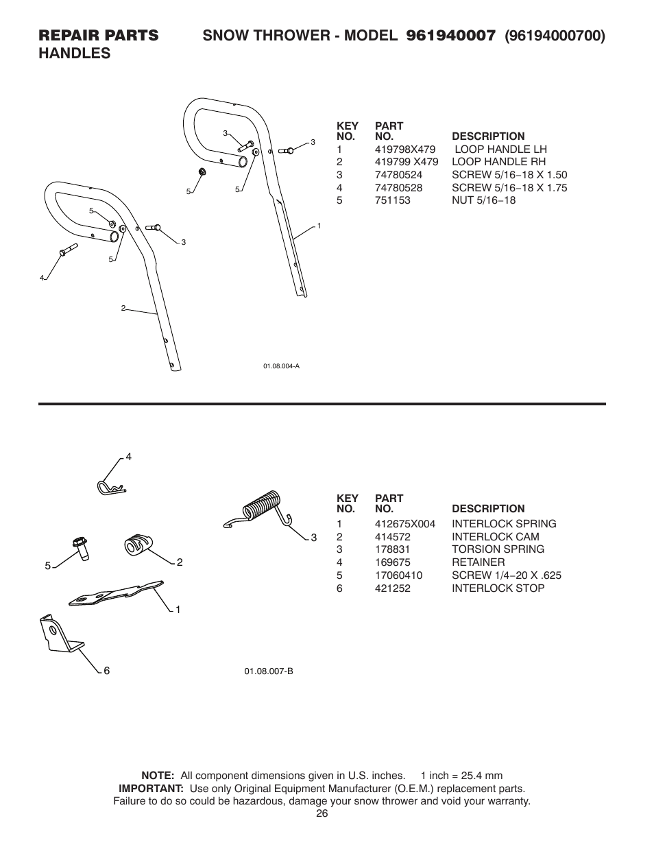 Poulan 421102 User Manual | Page 26 / 40