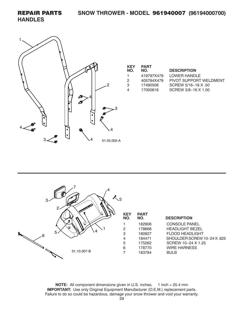 Poulan 421102 User Manual | Page 29 / 40