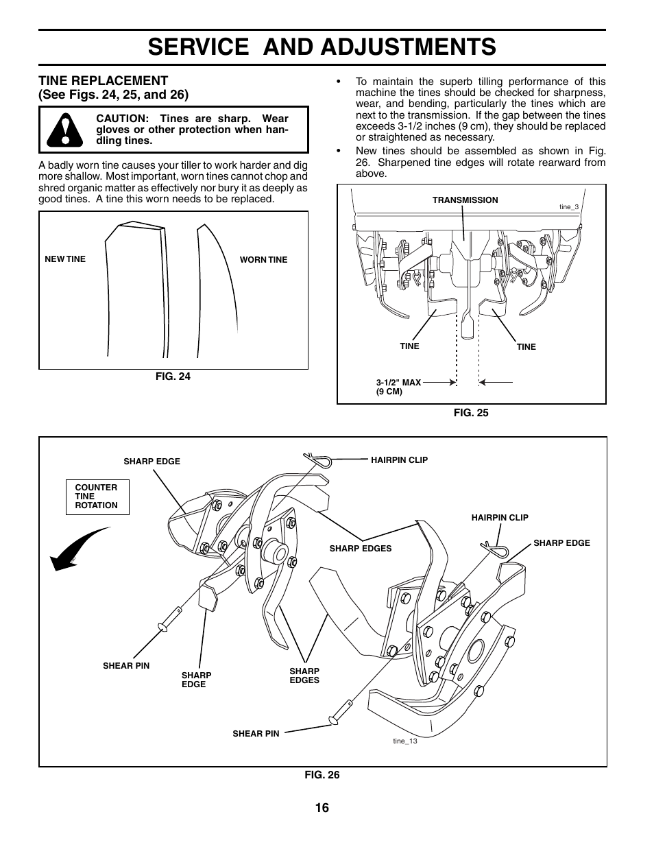 Service and adjustments | Poulan 194800 User Manual | Page 16 / 22
