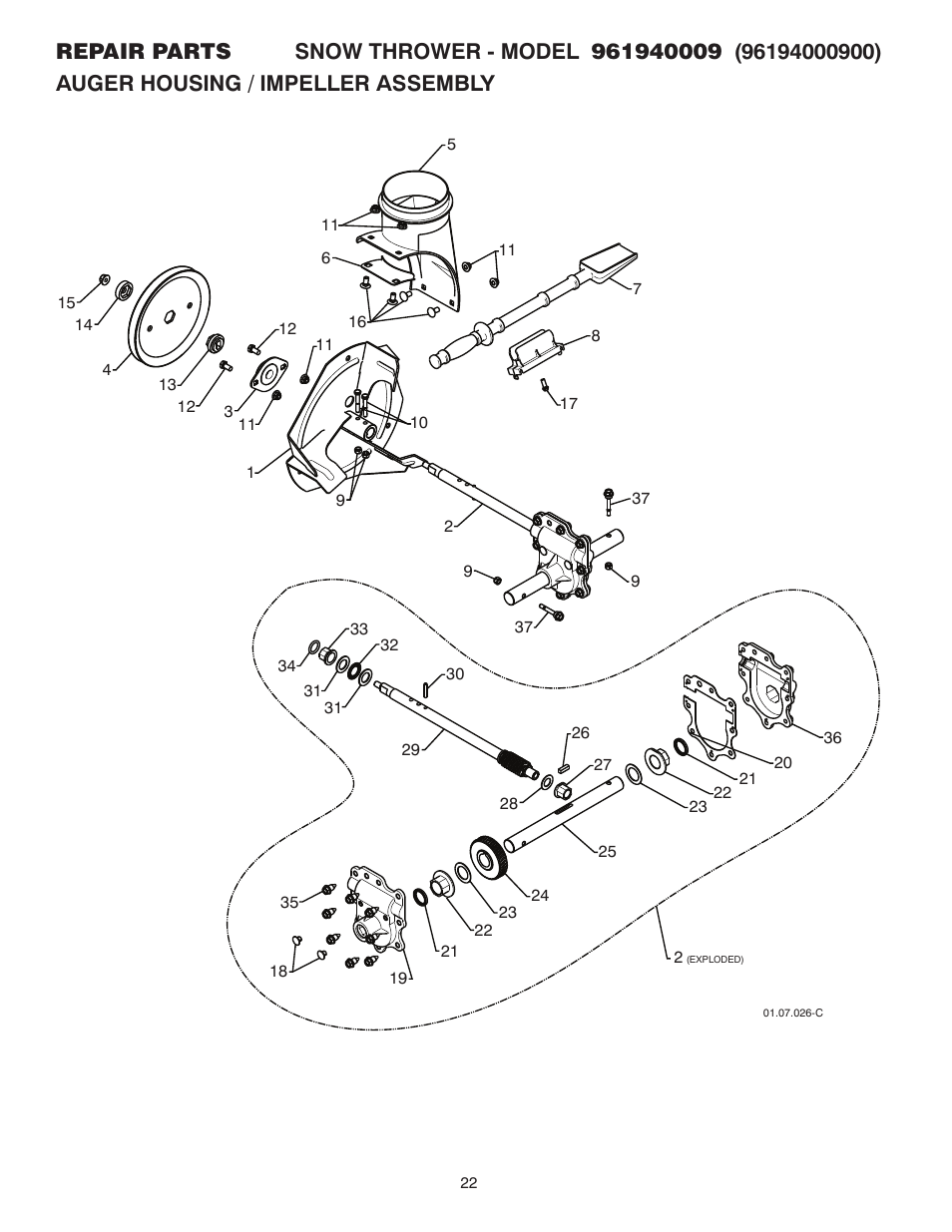 Poulan 96194000900 User Manual | Page 22 / 40