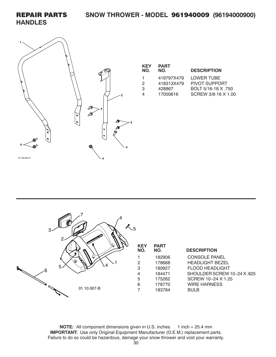 Poulan 96194000900 User Manual | Page 30 / 40