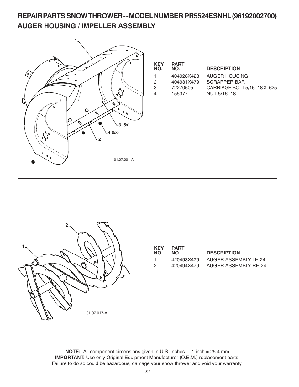 Poulan 425353 User Manual | Page 22 / 40