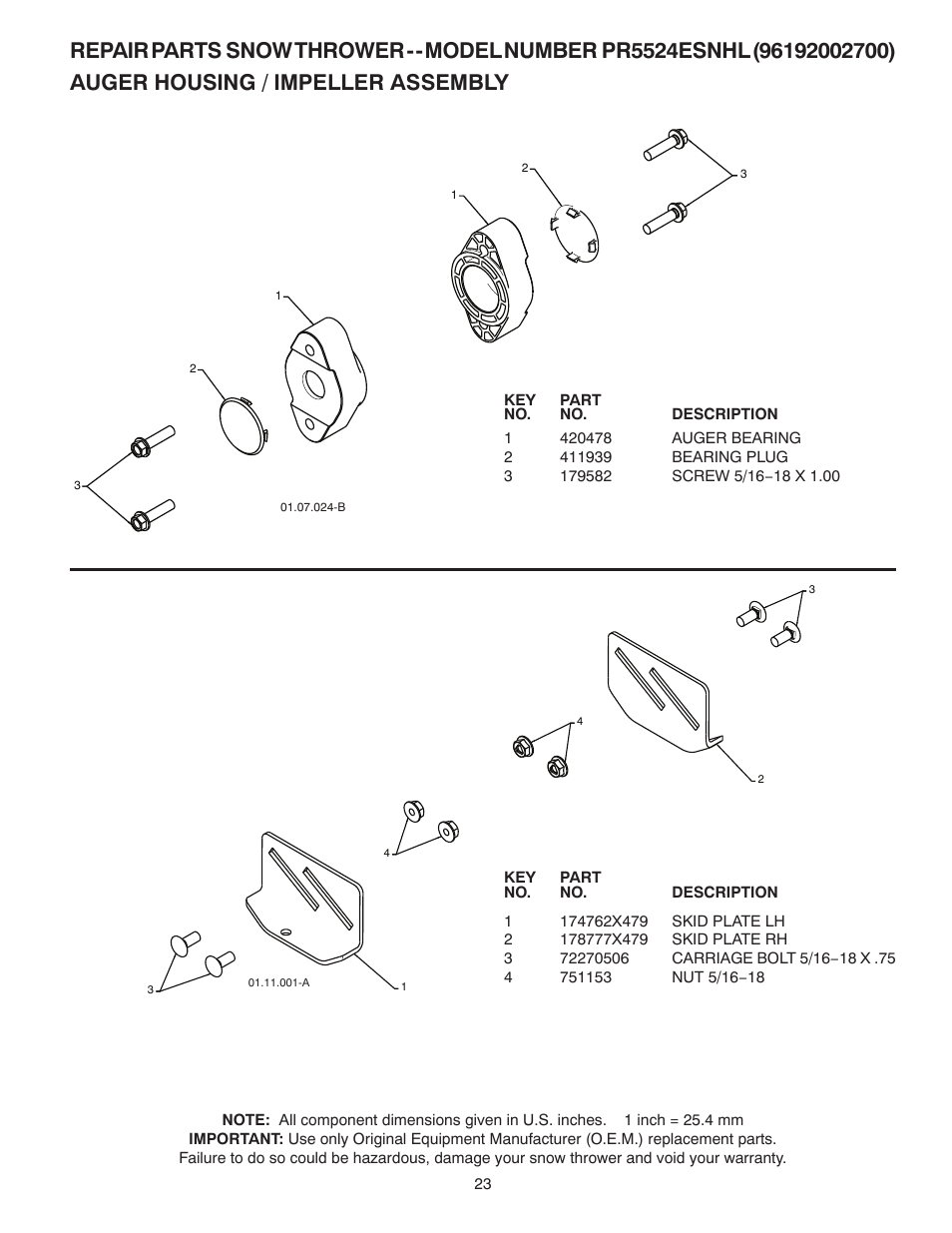 Poulan 425353 User Manual | Page 23 / 40