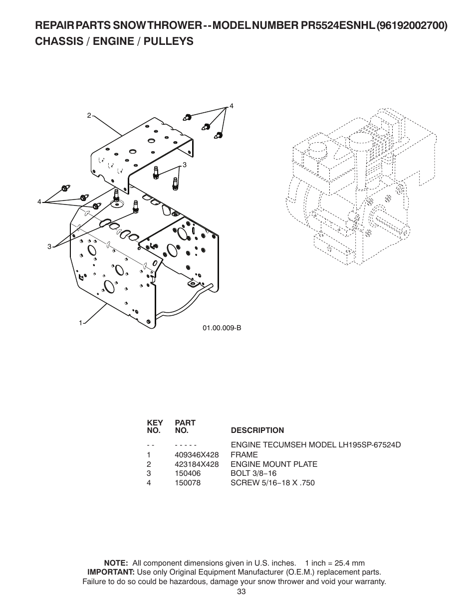 Poulan 425353 User Manual | Page 33 / 40