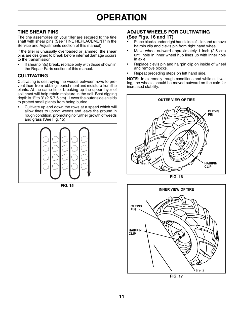 Operation | Poulan 190388 User Manual | Page 11 / 21