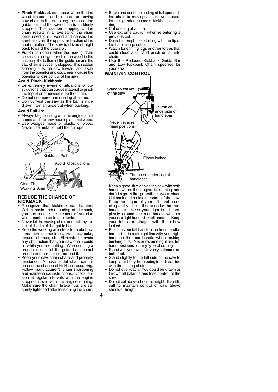 Poulan 545123644 User Manual | Page 4 / 18