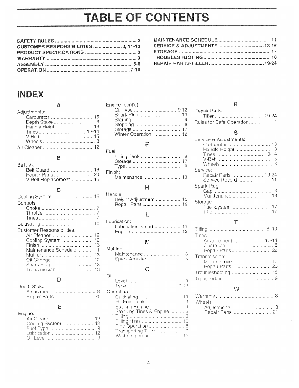 Poulan 161673 User Manual | Page 4 / 24