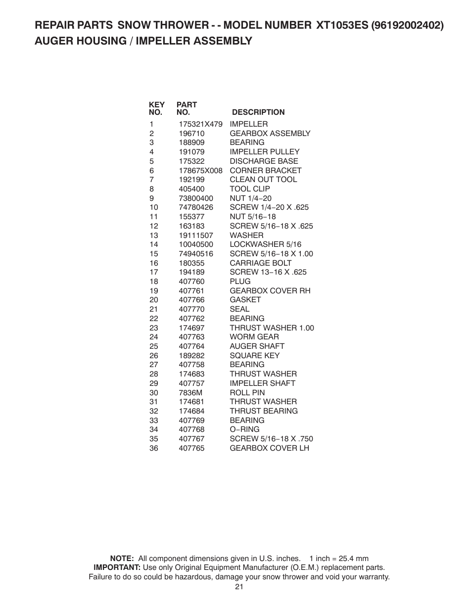 Poulan 422088 User Manual | Page 21 / 40