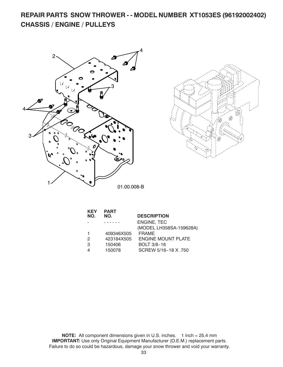 Poulan 422088 User Manual | Page 33 / 40